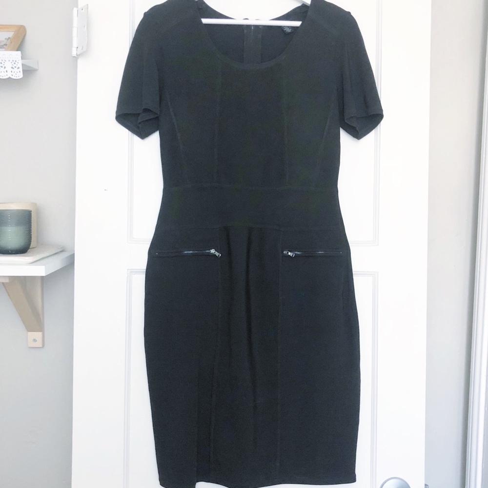 Kenneth Cole Olive Green Shift Dress Small